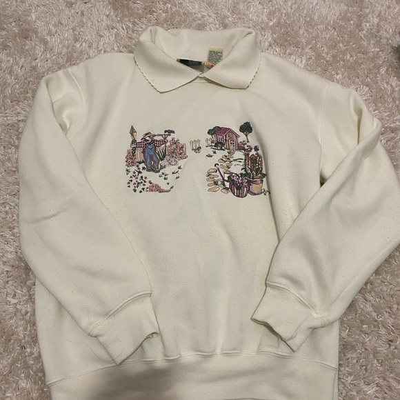 vintage collared sweater - Picture 2 of 2